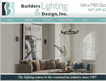 Tablet Screenshot of builderslightinginc.com